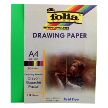 Zeige Details für Grünes Papier Set 150 g A4 – Folia. Bild von Grünes Papier Set 150 g A4 – Folia.