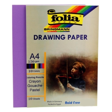 Mostrar detalles de Juego de Papel Malva 150 gm A4 – Folia. Imagen de Juego de Papel Malva 150 gm A4 – Folia.