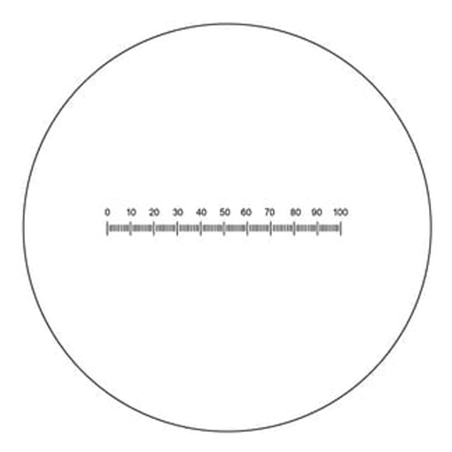 Picture of Micrometer Disc with 27mm Lens 