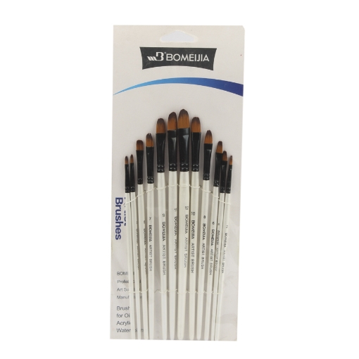 Picture of Set of 12 OMEGA A7001 cat tongue brushes