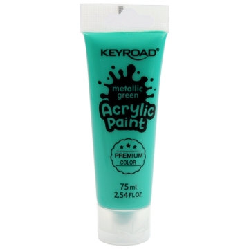 Zeige Details für Acrylfarbe Metallic Grün 75 ml Keyroad Modell KR972210 Bild von Acrylfarbe Metallic Grün 75 ml Keyroad Modell KR972210