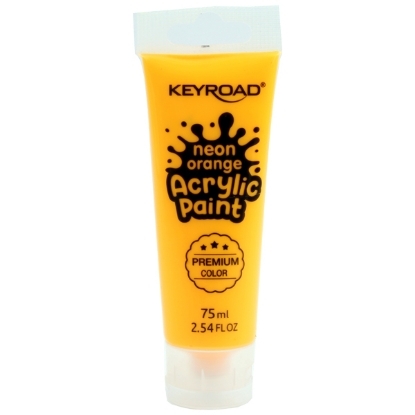 Picture of Acrylic Paint neon Orange 75 ml Keyroad Model KR972215