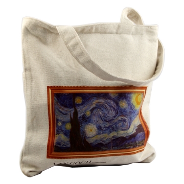 Show details for Tote bag fabric van gogh Dawenha Picture of Tote bag fabric van gogh Dawenha