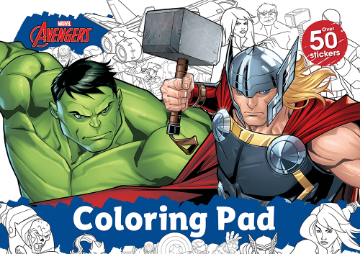 Mostrar detalles de Bloc de Colorear de Marvel Avengers Imagen de Bloc de Colorear de Marvel Avengers
