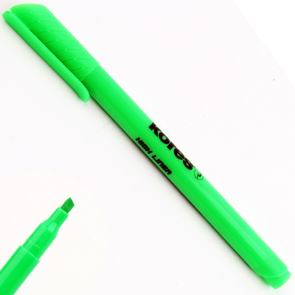 Picture of Highlighter Fine tip light green Kores Model 36205