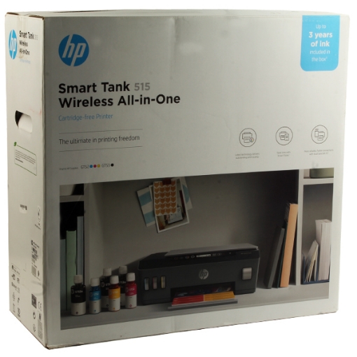 Picture of Wireless All-in-One Color Inkjet Printer - HP PR036-Tank 515