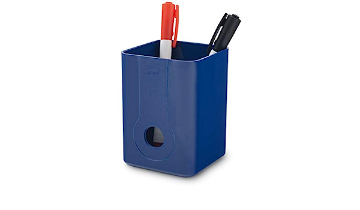 Zeige Details für Quadratischer Stiftbecher Kunststoff Blau Mas Modell 1440 Bild von Quadratischer Stiftbecher Kunststoff Blau Mas Modell 1440