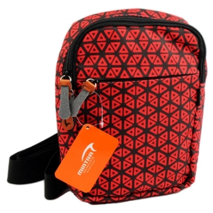 Picture of Cross Bag 3 Zippers Printed 5 * 22.5 * 16 cm – Mintra -- 09566.