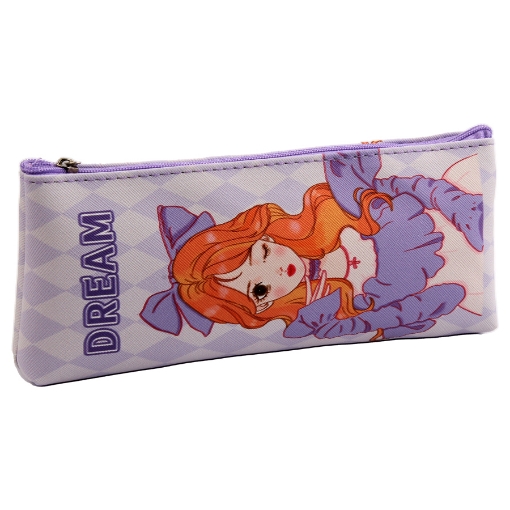 Picture of Canvas pencil case with 1 zipper, vacuum box, Model G4897