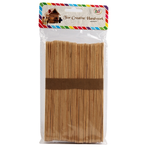 Imagen de Palitos de madera anchos 18 × 1 cm, grosor de 2 mm, paquete de 48 piezas – Simba modelo MB-1014