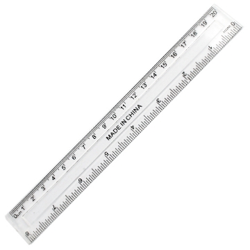 Show details for Ruler made of Transparent Plastic 20 cm - Simba Picture of Ruler made of Transparent Plastic 20 cm - Simba