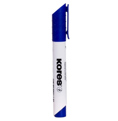 Picture of School and Office Supplies - Whiteboard Marker Pens with Round Tip, Dry Wipe and Low-Odor Ink - Kores XW1