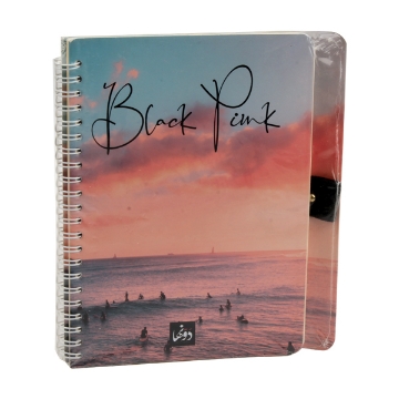 Zeige Details für Hardcover-Notizbuch (Schwarz Pink) (15 * 20) cm Dawenha Bild von Hardcover-Notizbuch (Schwarz Pink) (15 * 20) cm Dawenha