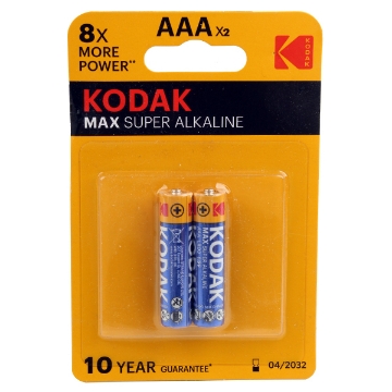 Mostrar detalles de Paquete de 2 tarjetas de batería remota alcalina de alta resistencia - Kodak Max Imagen de Paquete de 2 tarjetas de batería remota alcalina de alta resistencia - Kodak Max