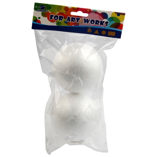 Picture of Foam Ball, White, 9 cm, Pack of 2 – Simba Model Y-001