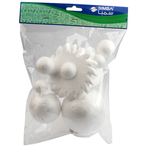 Picture of White Foam Solar System Model, 10 Pieces – Simba Model TY-8