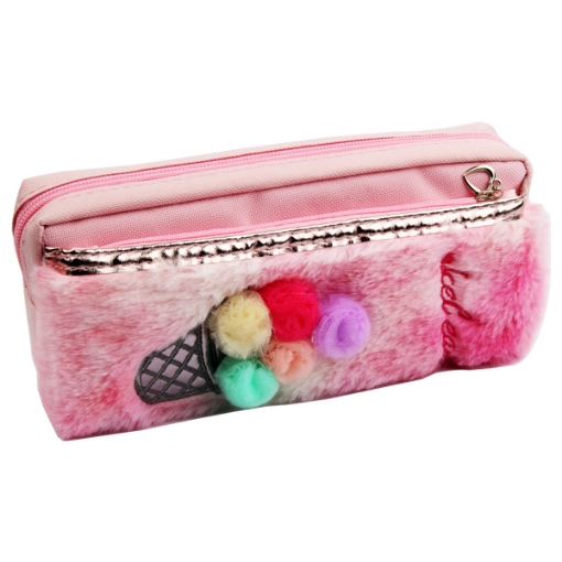 Picture of Canvas pencil case with 2 zippers, vacuum box, Model 5044