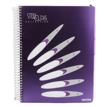 Agrandir l'image de Cahier en acier avec carreaux, 150 feuilles A4, 5 intercalaires - Mintra Image de Cahier en acier avec carreaux, 150 feuilles A4, 5 intercalaires - Mintra