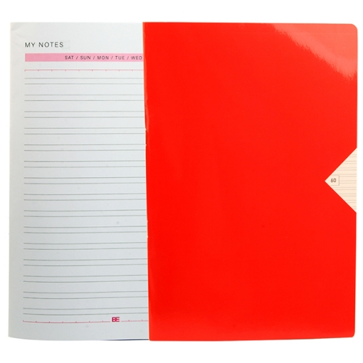 Picture of Notebook pin 60 English sheets A4 color