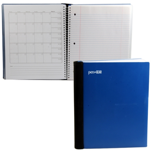 Picture of SPIN GUARD NOTEBOOK BLUE 3 SUBJECTS 150 PAPERS 3 SEPARATORS 22.5 × 86 CM