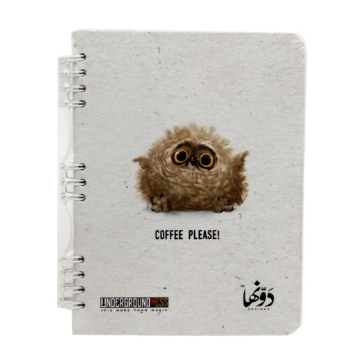 Picture of Wire notebook (Lazy Owl wired) Dawenha