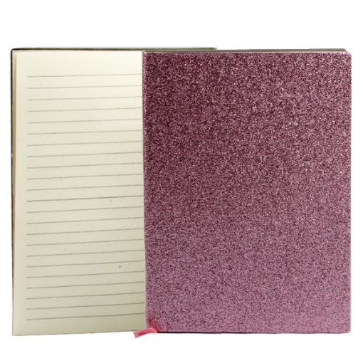 Picture of Plastic Notebook with PU Reinforced Cardboard Cover and Pen Holder A5