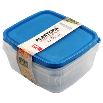 Agrandir l'image de Ensemble de Boîtes Fraîches 3 Tailles 3 x 1 (400 - 750 - 1000) ml - Plastema Image de Ensemble de Boîtes Fraîches 3 Tailles 3 x 1 (400 - 750 - 1000) ml - Plastema