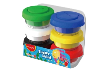 Show details for 6 package finger colors 100 ml, Keyroad KR971824 Picture of 6 package finger colors 100 ml, Keyroad KR971824