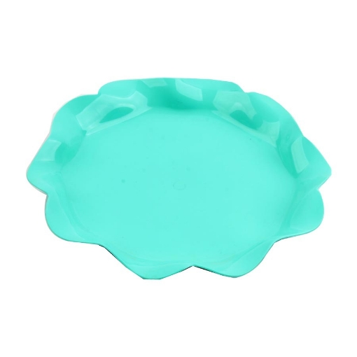 Image de Plaque Plate 17,7 cm 7 pouces Lotus Turquoise - Mintra 7957