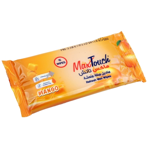 Image de Lingettes Humides 15 Lingettes - Max Touch