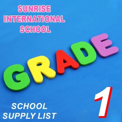 Picture of School Supplies List – Sunrise School First Grade