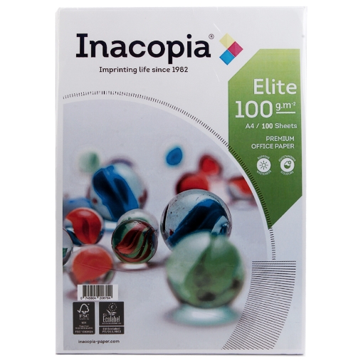 Bild von Kopierpapier Packung 100 Blatt A4 100 g - Inacopia Elite