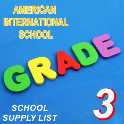 Picture of School Supplies List - American International School, Third Grade