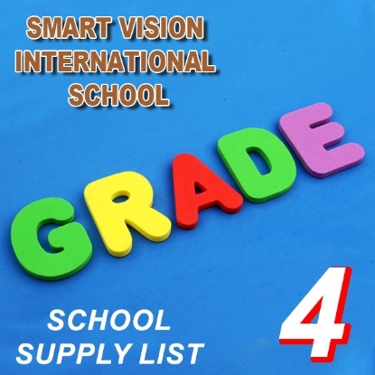 Picture of School Supplies List – Smart Vision International School, Fourth Grade