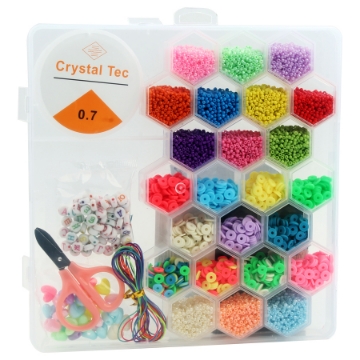 Zeige Details für Pony-Perlen-Set 1200 Stück Matte Farben + Schere + Gummifaden + Karabinerverschlüsse – Simba Modell 6001 Bild von Pony-Perlen-Set 1200 Stück Matte Farben + Schere + Gummifaden + Karabinerverschlüsse – Simba Modell 6001