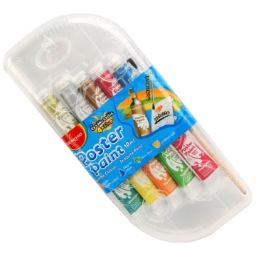 Show details for Poster colors tubes 10 colors 10 ml Keyroad Model KR972247 Picture of Poster colors tubes 10 colors 10 ml Keyroad Model KR972247