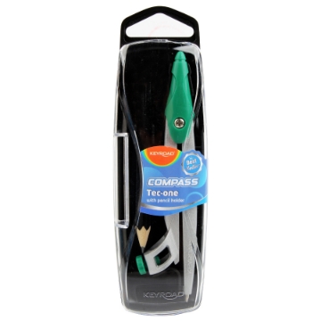 Mostrar detalles de Compás Metálico con Soporte y Lápiz HB Keyroad, en Estuche de Plástico – Modelo KR972954 Imagen de Compás Metálico con Soporte y Lápiz HB Keyroad, en Estuche de Plástico – Modelo KR972954