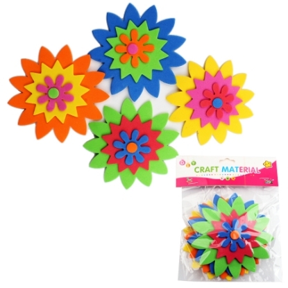 Picture of Multi-Color Flower Shaped Flexible Foam Pack - SIMBA-1