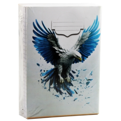 Picture of Lined Notebook White Paper eagle shape 60 Sheets - Extra Line Panda 10