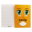 Picture of English Lined Notebook, 60 Sheets Smile Shape Yellow Color - Extra Line Panda-10