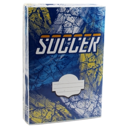 Picture of Lined notebook white paper Soccer Shape 100 Sheets - Extra Line Panda 6