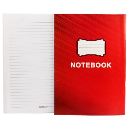 Picture of Lined Notebook 60 Sheets A4 Red - Extraline Panda 10