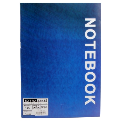 Picture of College notebook 60 lined sheets (blue) item 10, A4