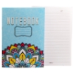 Picture of English Stapled Notebook, Peacock Shape, White Paper, 80 Sheets, A4 - Extra Line Panda 8