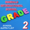 Picture of School Supplies List - Emerald International School Grade 2