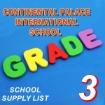 Picture of School Supplies List – Continental Palace International School Grade 3