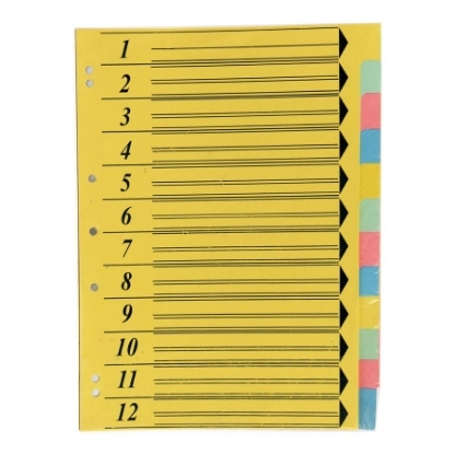 Picture of Cardboard Dividers12-Color