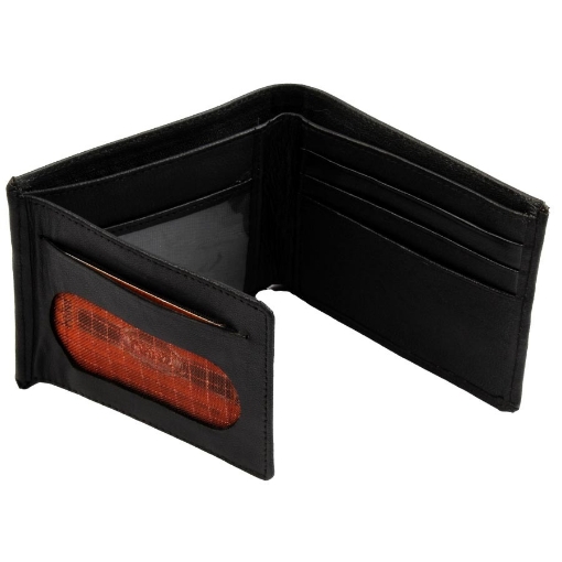 Picture of Men's Black Leather Wallet - 004