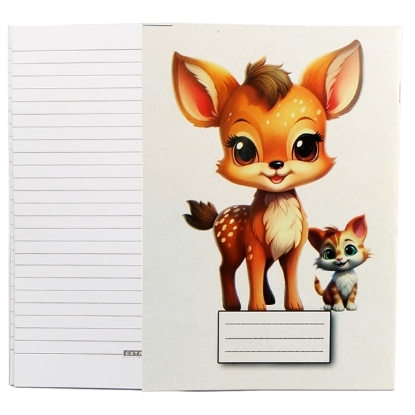 Picture of Lined Notebook 60g 28 Sheets 16.5*22.5 cm Duplex Cover – Extra Line