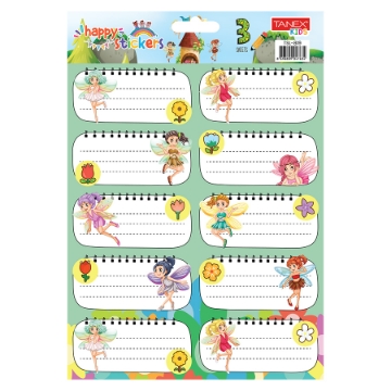 Show details for School Tickets For Girls Different Shapes 10 Pieces Colors 3 Sheets - Tanex TSL-819 Picture of School Tickets For Girls Different Shapes 10 Pieces Colors 3 Sheets - Tanex TSL-819